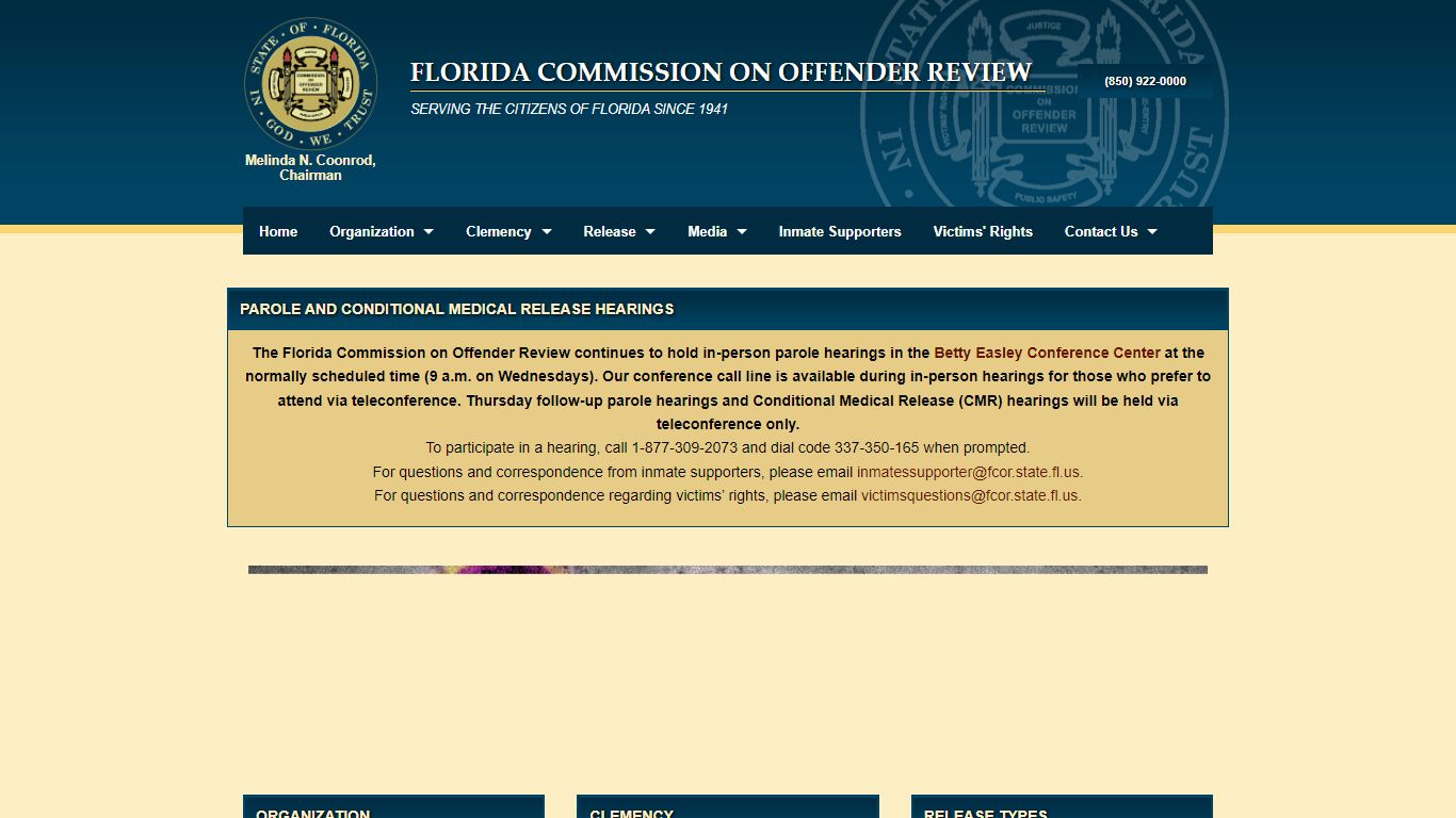 Florida Commission on Offender Review - fcor.state.fl.us